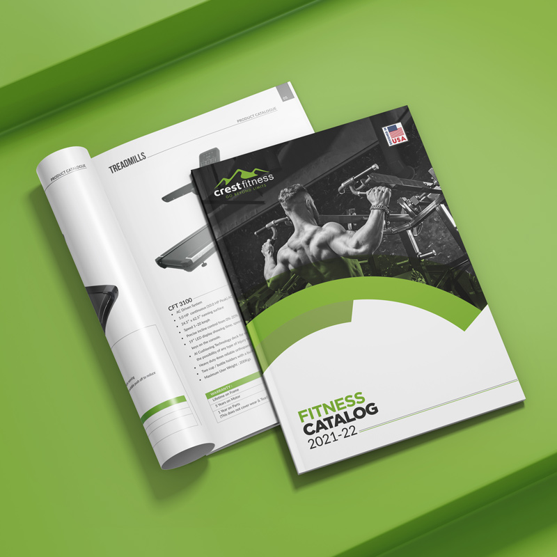 Crest Fitness — Catalogues & editorial