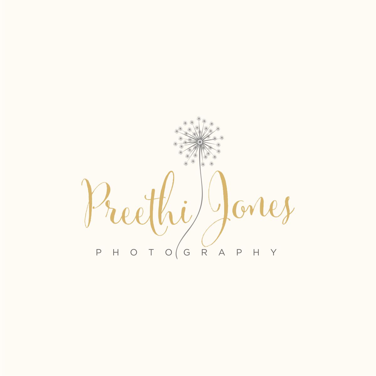Preethi Jones Photography — Brand identity