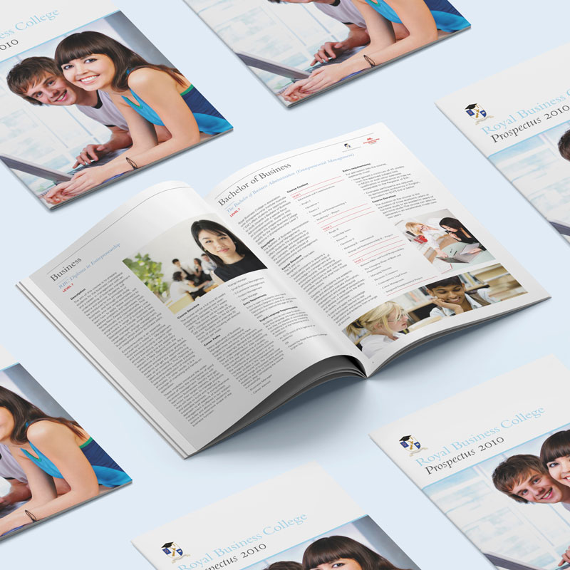Royal Business College — Catalogues & editorial