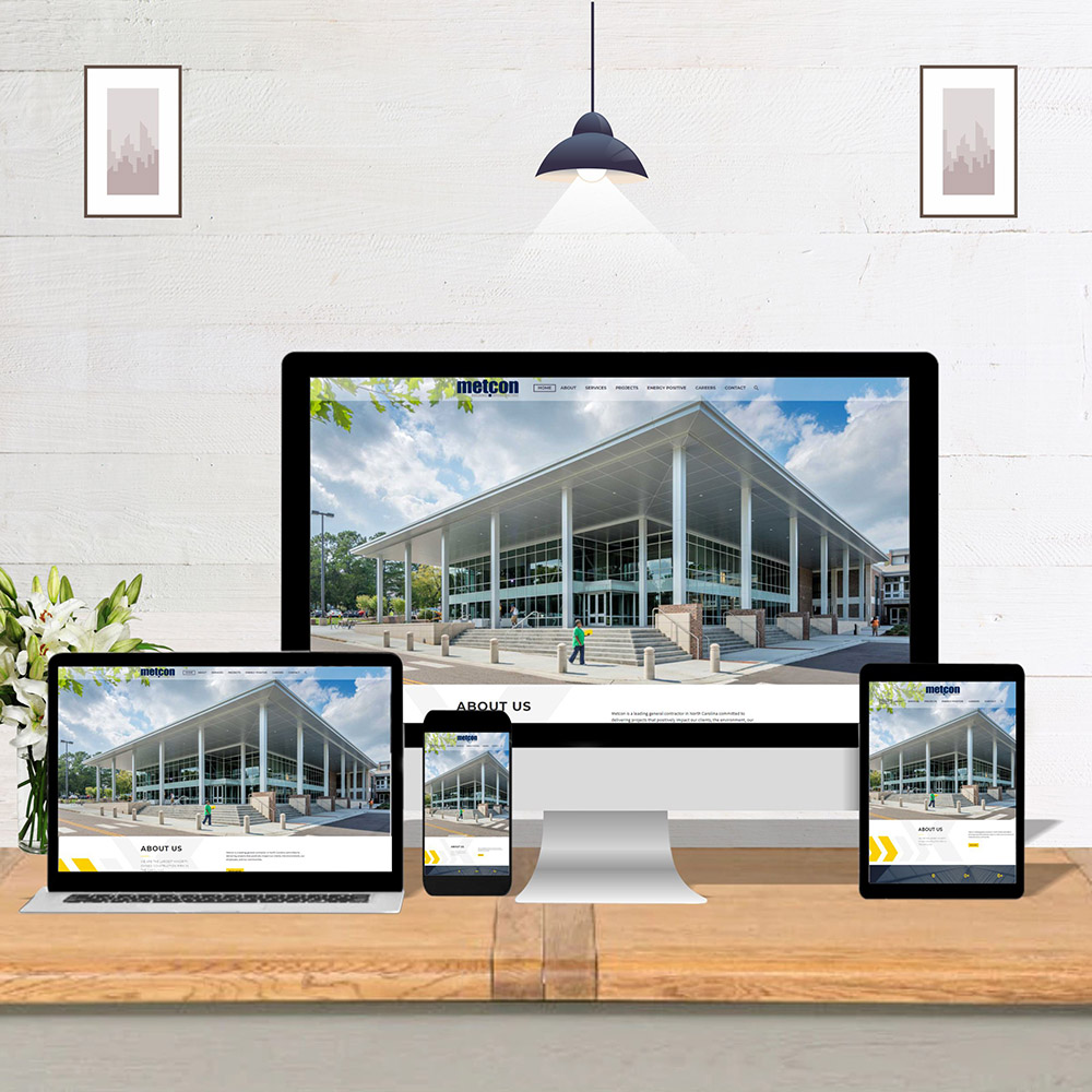 Metcon — Website design